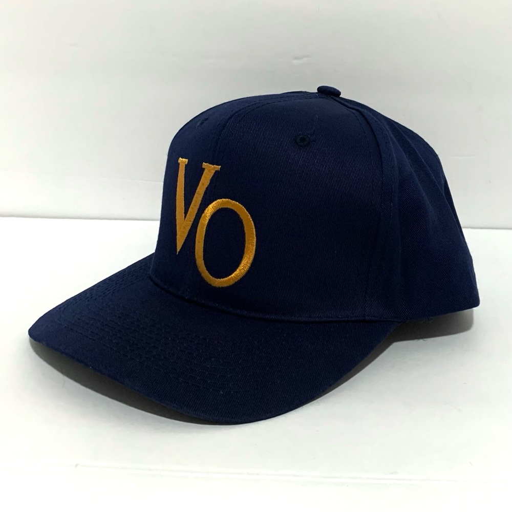 VINTAGE NWOT Adult Size Seagram’s VO Dark Blue y2k 90s Whiskey Snapback Hat